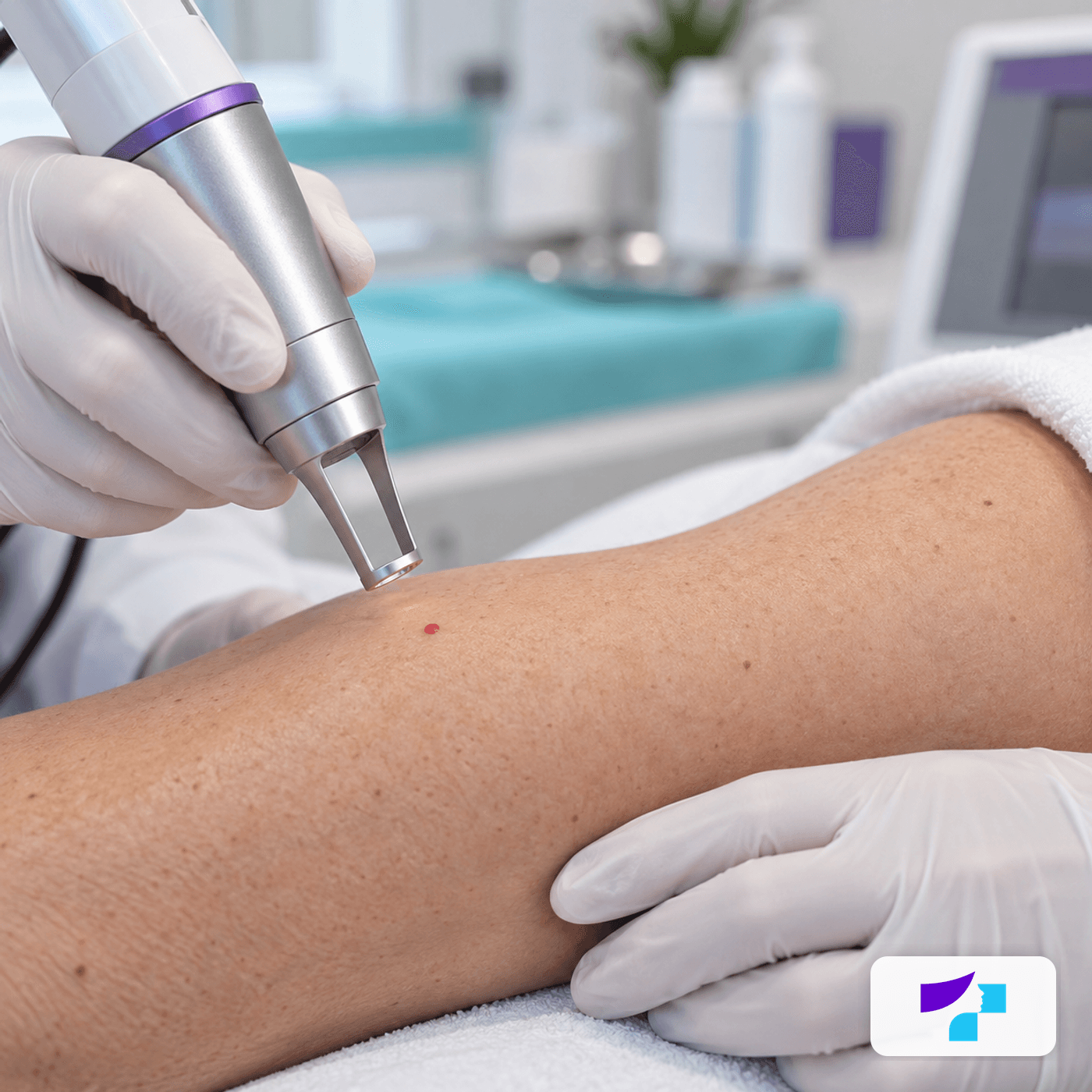 Angiomas noņemšana ar lāzeru dermatoloģijas klīnikā