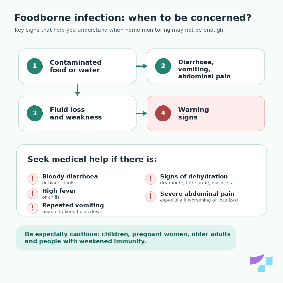 Foodborne infection: when to be concerned?