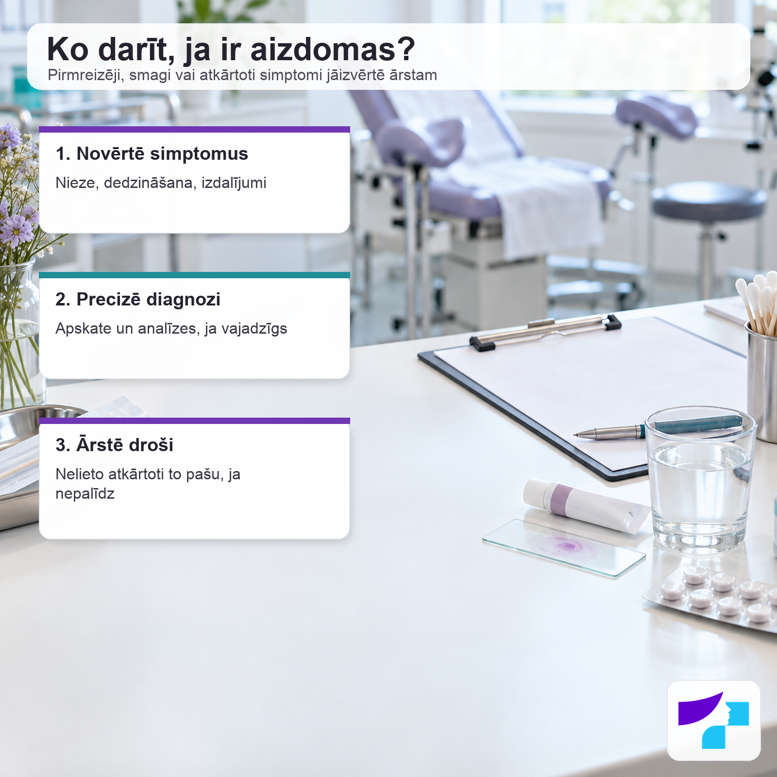Ko darīt, ja ir aizdomas par piena sēni: novērtēt simptomus, precizēt diagnozi un ārstēties droši