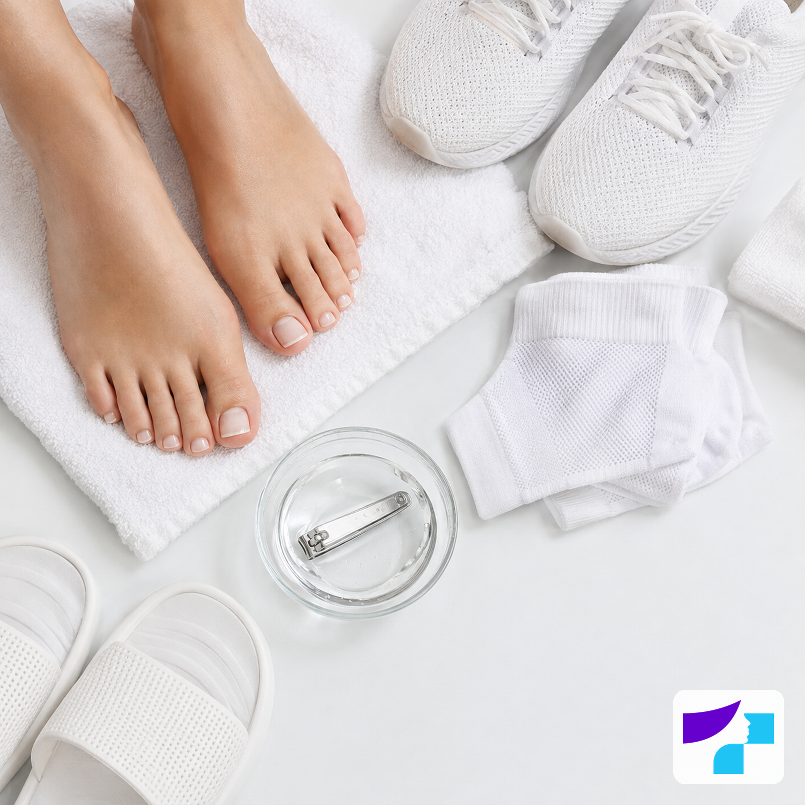 Nail fungus prevention Nail fungus prevention: dry feet, clean socks, breathable shoes, shower sandals in shared showers, and disinfected nail tools
