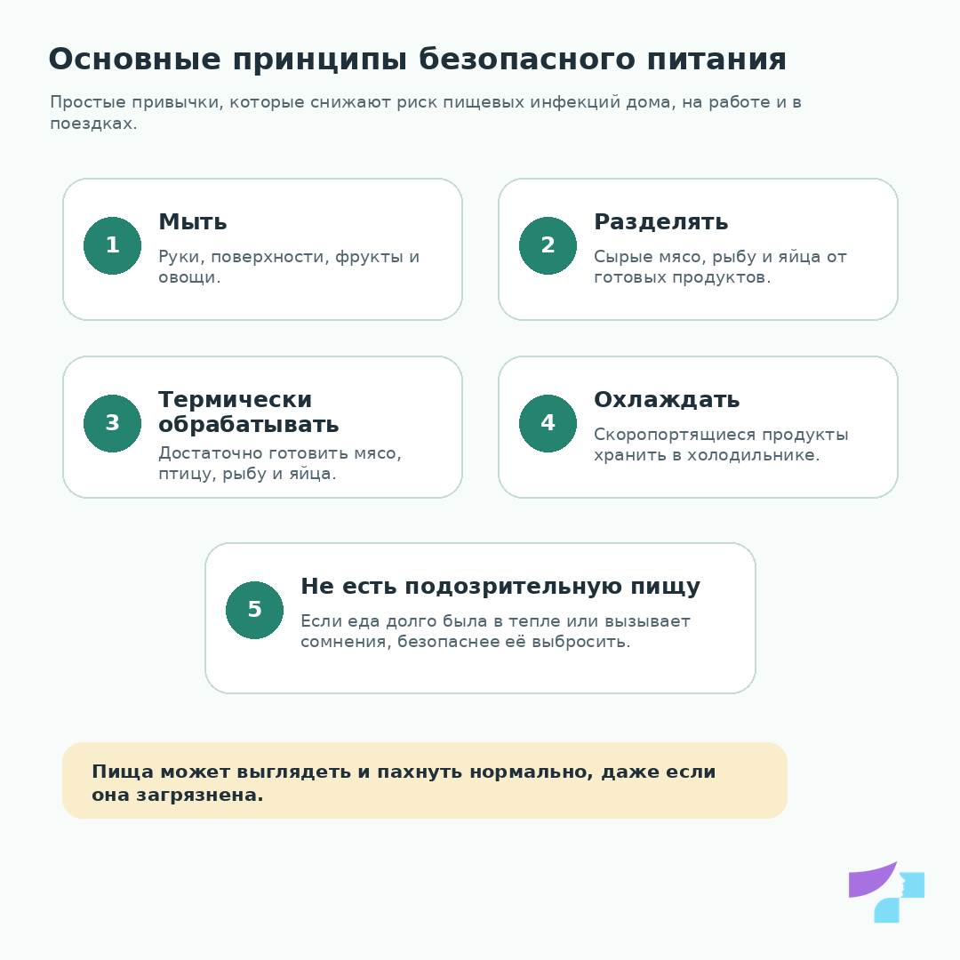Основные принципы безопасного питания Основные принципы безопасного питания