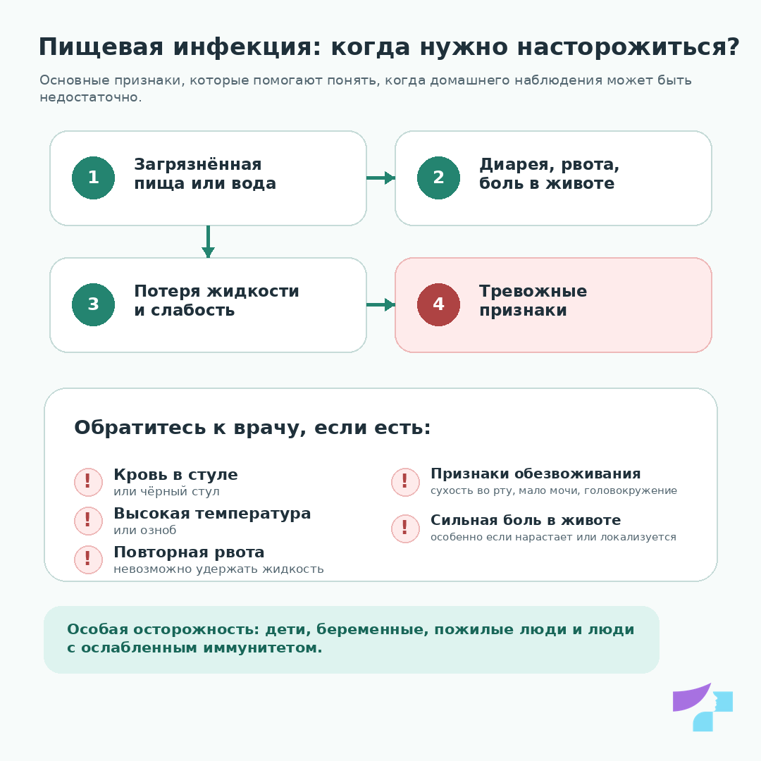 Пищевая инфекция: когда нужно насторожиться? Пищевая инфекция: когда нужно насторожиться?